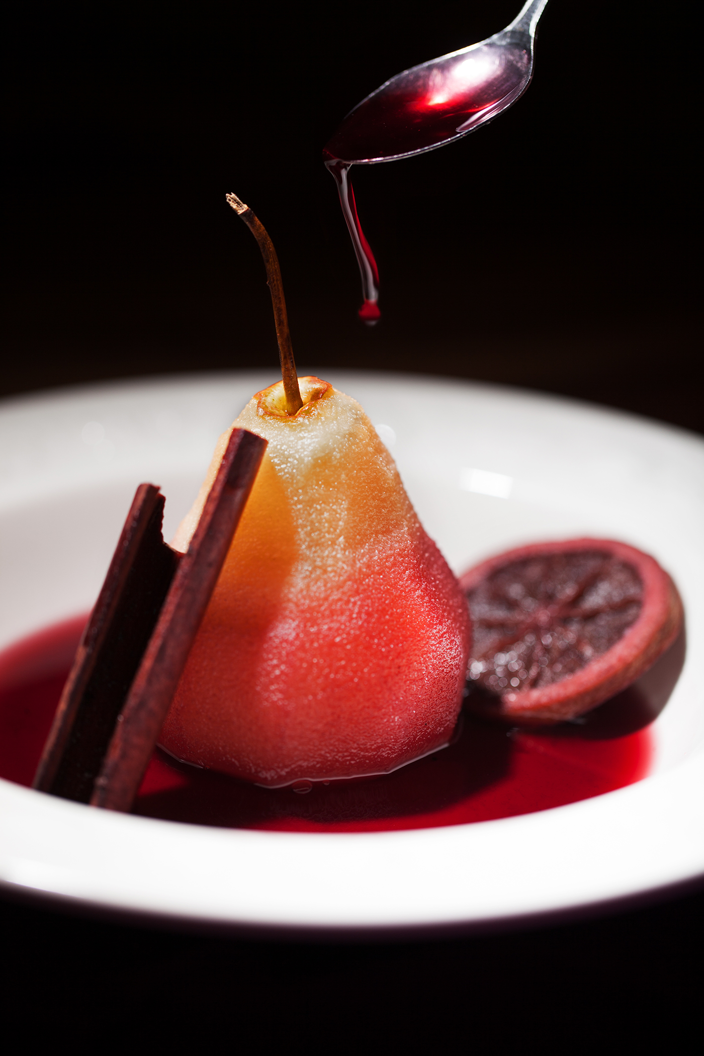 Poached Pear | FOOD & DRINK Photography | RICHARD FORRESTER Photographer